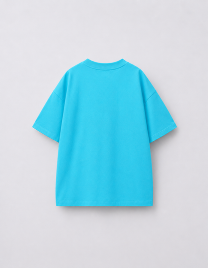 KEAR Aqua Blue T-Shirt | Premium Cotton Half Sleeve Tee for Boys & Girls