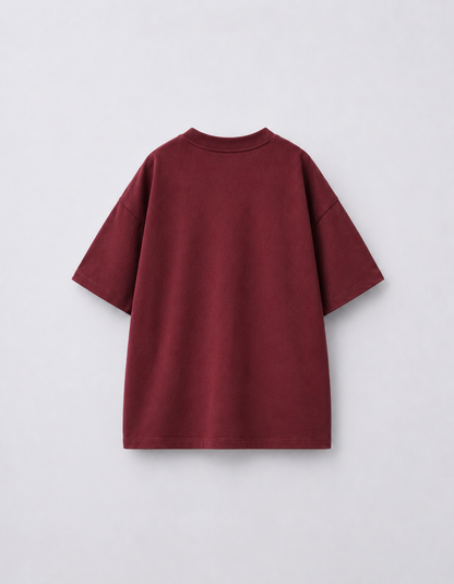 KEAR Maroon T-Shirt | Premium Cotton Half Sleeve Tee for Boys & Girls