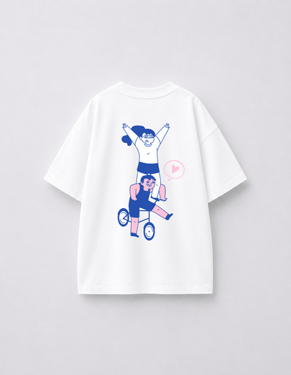 KEAR Childhood Kids Oversized T-Shirt | Premium Cotton Half Sleeve Tee for Boys & Girls