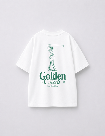 KEAR Golden Club Kids Oversized T-Shirt | Premium Cotton Half Sleeve Tee for Boys & Girls